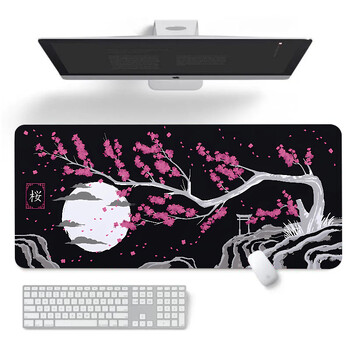 Flowers and Cherry Blossoms Mouse Pad Μεγάλα gaming Laptops Αξεσουάρ Laptop Deskmat Desk Protector Keyboard Mat Mousepad Rgb