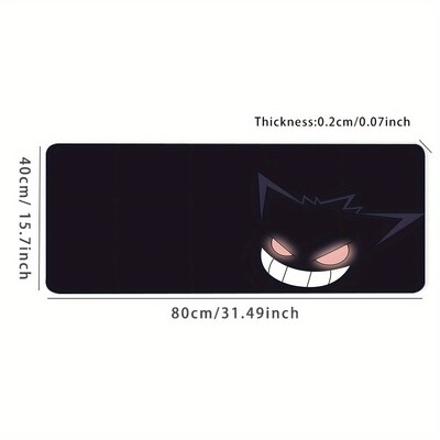 Model oribil de monstru de desene animate Tampă mare de mouse pentru jocuri E-Sport Covoraș de birou de birou Tastatură de cauciuc Covoraș de computer anti-alunecare