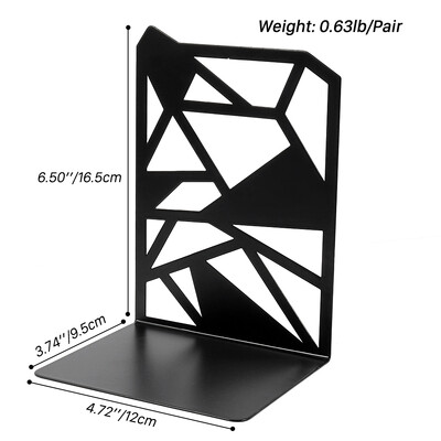 Stalak za knjige s nepravilnim mnogokutom od 2 komada, teški stalak za knjige za roditelje djetetu, poklon za kućni stol, urede, pisaći papir