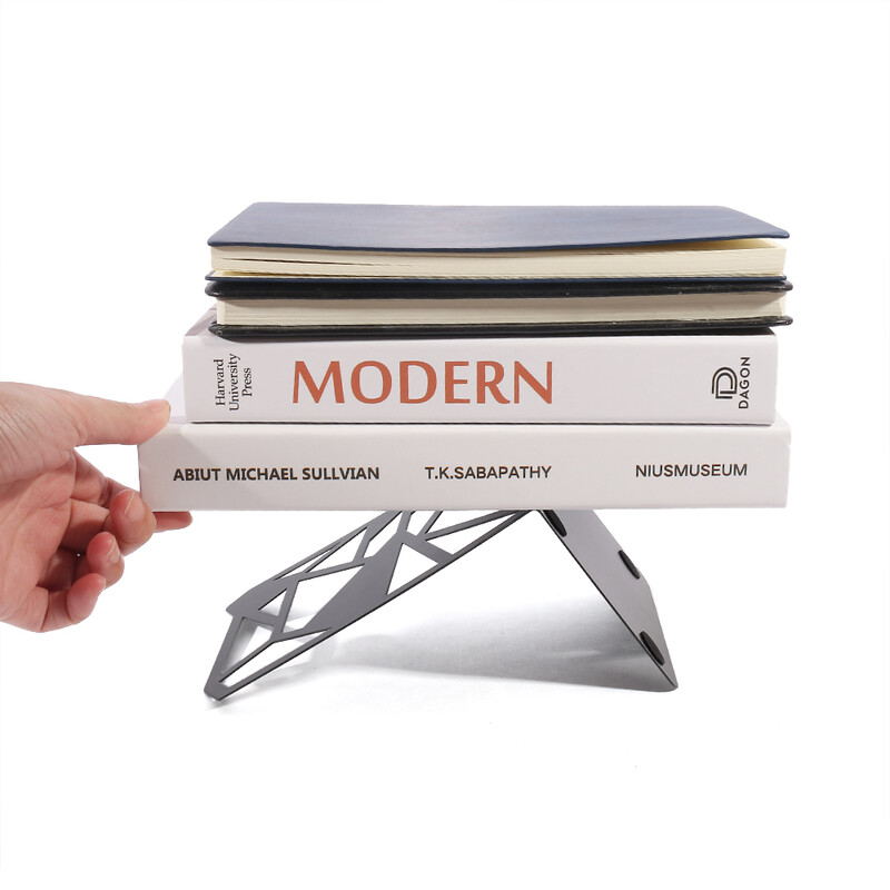 Stalak za knjige s nepravilnim mnogokutom od 2 komada, teški stalak za knjige za roditelje djetetu, poklon za kućni stol, urede, pisaći papir