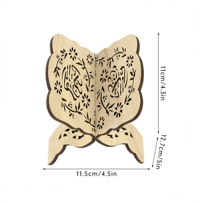 Uradi sam Kuran Kuran Kuran Sveta knjiga Držač stalka Sklopiva biblijska polica za knjige Ramadan Muslim Islamski Eid Organizator Prikaz Čitanje Molitva