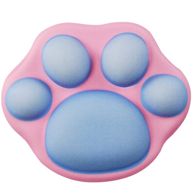 3D mielas katės letenėlės pelės kilimėlis minkštas silikoninis putplasčio riešo pagalvėlės Kawaii pelės kilimėlis nešiojamojo kompiuterio stalinis kilimėlis Biuro reikmenys