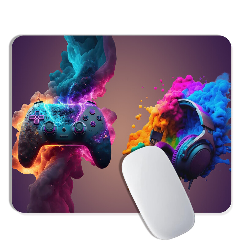 Gamepad Slušalice Podloga za miš Podloga za stol Podloga za miš za tipkovnicu, Podloga za miš na poklon s gumenom podlogom protiv klizanja, Produžena podloga za stol