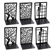 Издълбани метални книгоразделители Дизайн на пясъчен часовник Метални книгоразделители за домашен офис Декоративни запушалки за книги Поставки за книги