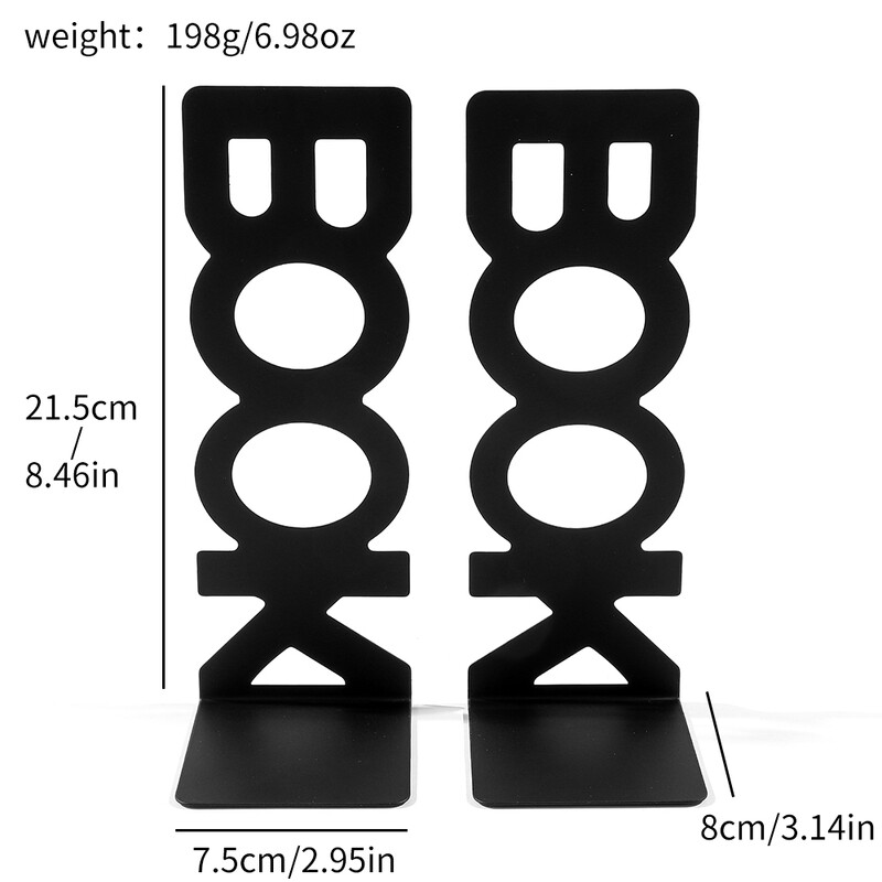 Carte Metal Litere Engleze Suport Carti Personalitate Creativa Suport Birou Birou Decorat Lectura Invata Aparate de birou