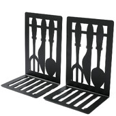 Персонализирани книгодържатели за прибори за хранене Тежки метални книгоразделители Настолни книгоразделители за любители на книги Железен рафт