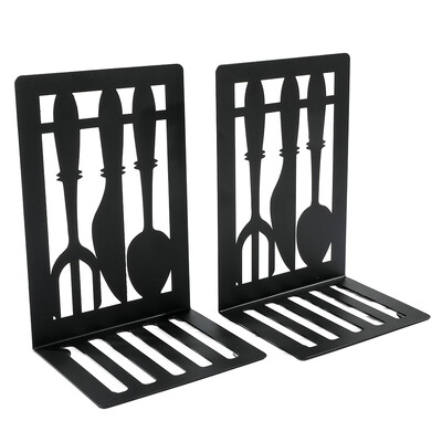 Персонализирани книгодържатели за прибори за хранене Тежки метални книгоразделители Настолни книгоразделители за любители на книги Железен рафт