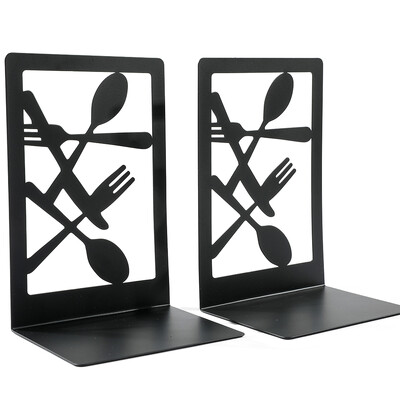 Персонализирани книгодържатели за прибори за хранене Тежки метални книгоразделители Настолни книгоразделители за любители на книги Железен рафт