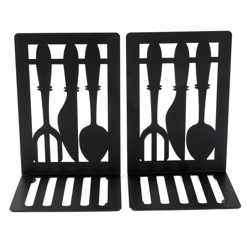 Персонализирани книгодържатели за прибори за хранене Тежки метални книгоразделители Настолни книгоразделители за любители на книги Железен рафт