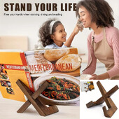 Drveni stalak za kućne jelovnike u blagovaonici Stalak za kuhinjske jelovnike Viseći radni stol za čitanje Drveni stalak za knjige