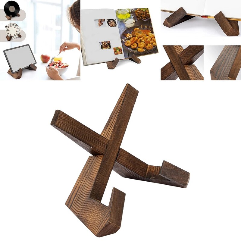 Drveni stalak za kućne jelovnike u blagovaonici Stalak za kuhinjske jelovnike Viseći radni stol za čitanje Drveni stalak za knjige