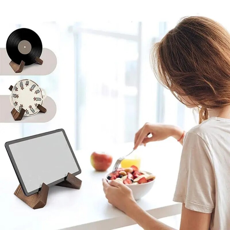 Drveni stalak za kućne jelovnike u blagovaonici Stalak za kuhinjske jelovnike Viseći radni stol za čitanje Drveni stalak za knjige