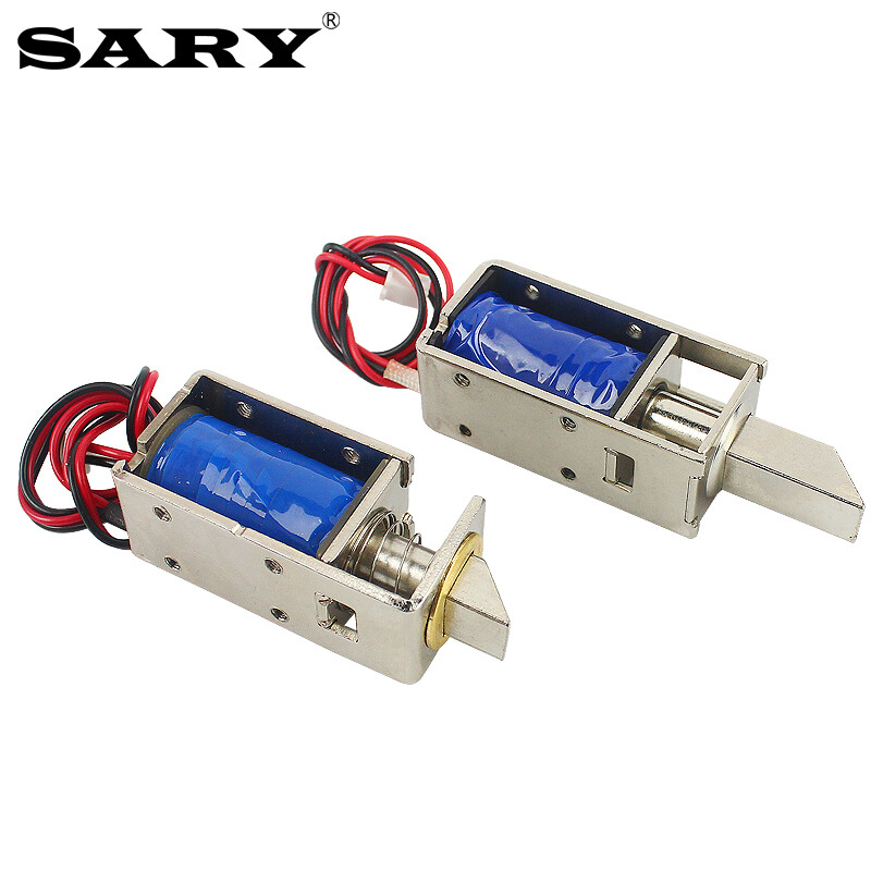 Încuietoare electrică de comandă DC12V încuietoare electronică încuietoare ușii bobină solenoid încuietoare magnetică electromagnet mică