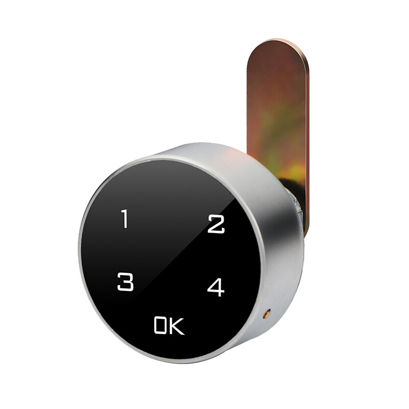 Nutikas puuteklahvistik Digitaalne paroolikoodi number Kapp Sahtel Elektriline lukk Päripäeva Avamiseks