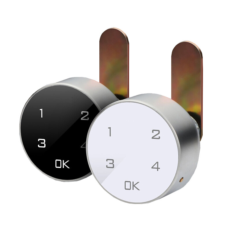 Nutikas puuteklahvistik Digitaalne paroolikoodi number Kapp Sahtel Elektriline lukk Päripäeva Avamiseks