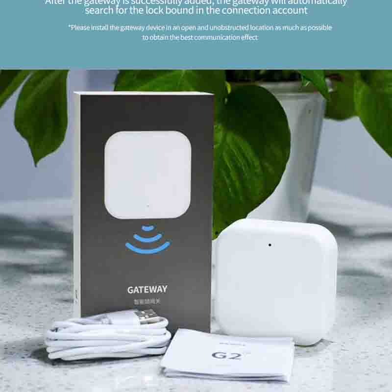 JAUNS TTlock Bluetooth Gateway G2 Pirkstu nospiedumu slēdzene Parole Viedā durvju slēdzene Mājas tilts Darbs ar Alexa Google mājas TT bloķēšanas APP