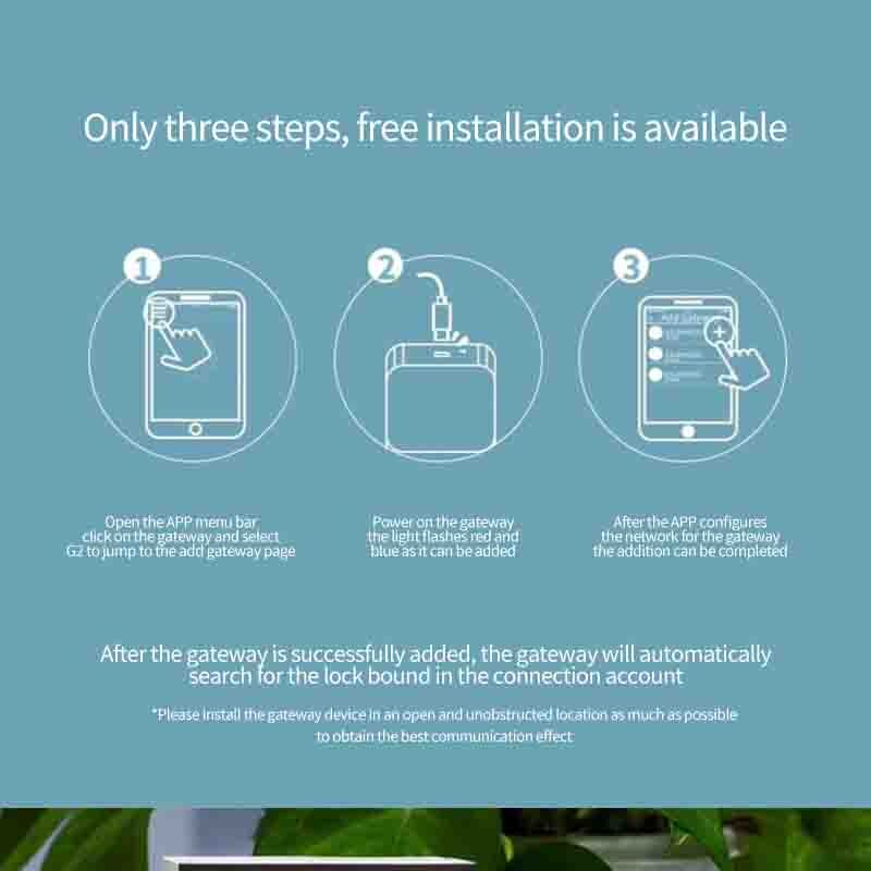 JAUNS TTlock Bluetooth Gateway G2 Pirkstu nospiedumu slēdzene Parole Viedā durvju slēdzene Mājas tilts Darbs ar Alexa Google mājas TT bloķēšanas APP
