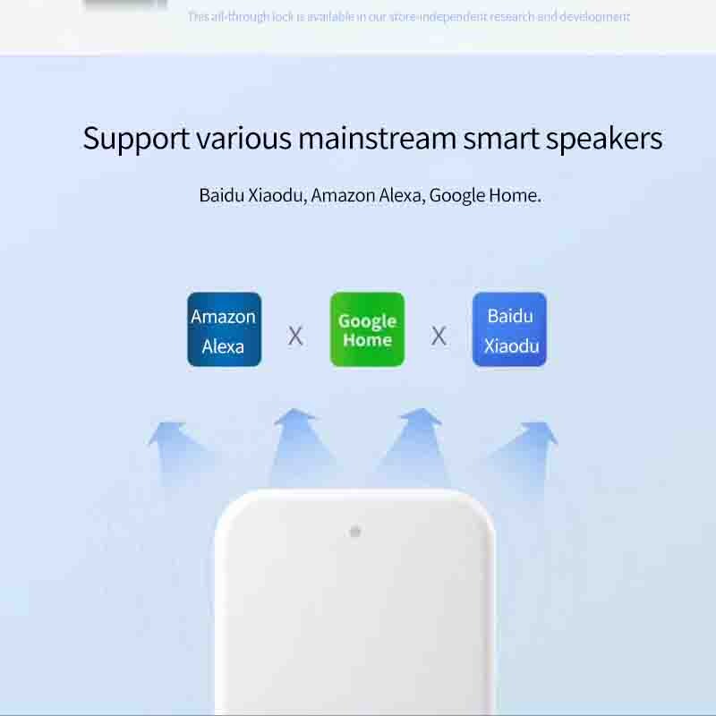 JAUNS TTlock Bluetooth Gateway G2 Pirkstu nospiedumu slēdzene Parole Viedā durvju slēdzene Mājas tilts Darbs ar Alexa Google mājas TT bloķēšanas APP