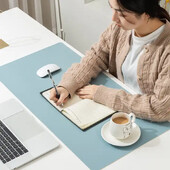 30x100CM Covoraș de protecție pentru birou de birou din piele PVC Tampă de mouse rezistentă la apă Izolație termică anti-alunecare Covoraș de lucru Covoraș de studiu