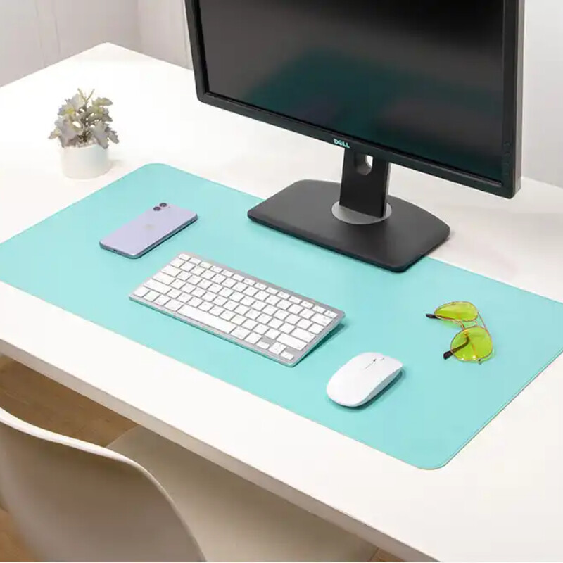 30x100CM Covoraș de protecție pentru birou de birou din piele PVC Tampă de mouse rezistentă la apă Izolație termică anti-alunecare Covoraș de lucru Covoraș de studiu