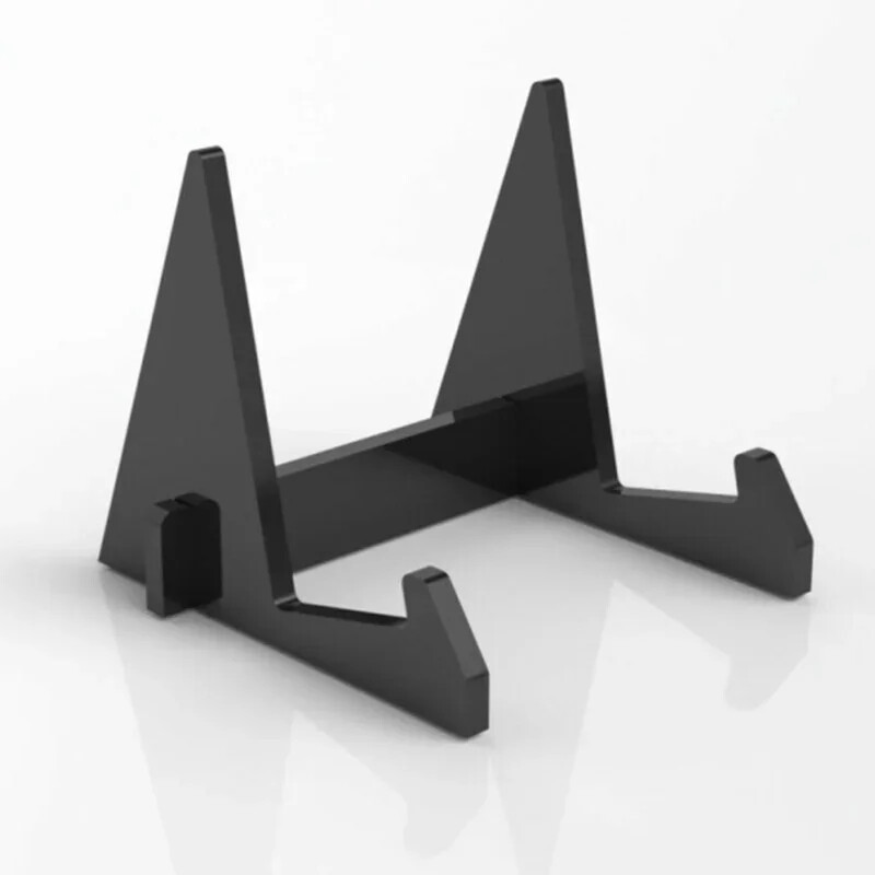 Skaitymo knygų lentyna Juoda akrilo patvarus knygų laikiklis planšetinis kompiuteris pagalbinis piešimo pagalbinis stalas Organizatorius Receptų skaitymo kulinarinių knygų stovas