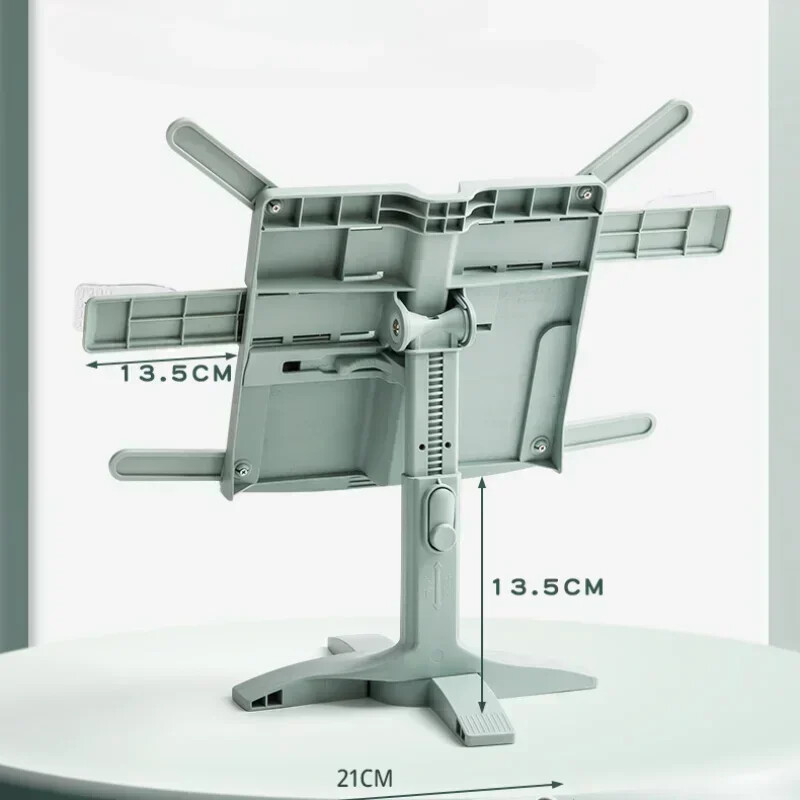 Prilagodljiva polica za čitanje Stalak za čitanje s podiznom stazom za čitanje Prijenosni nosač za knjige Višenamjenska polica za dokumente za dom