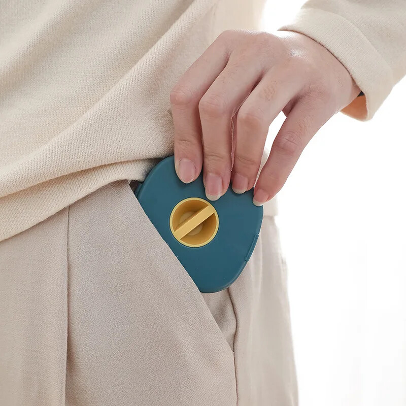 Kabelių laikiklis Besisukantis kabelio vyniojimo dėžutė plastikinis nešiojamasis laidų laikymo dėklas Telefono laikiklis Pelės laidas Ausinių laido laikiklis