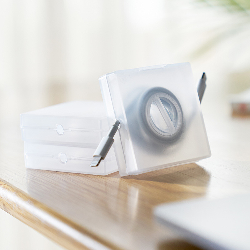 Prijenosni prozirni organizator kabela Upravljanje kabelom Namotač usb kabela Držač za telefon na uvlačenje, punjač, žica, štitnik za pohranu