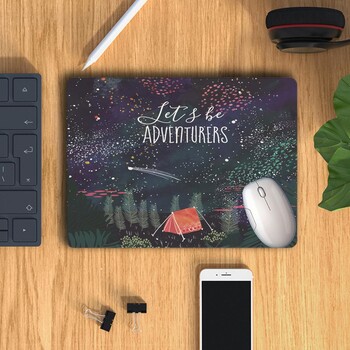 Μαλακό Mouse Pad Mousepad για παιχνίδια Στήριγμα καρπού λεία επιφάνεια Αντιολισθητικό Starry Sky Desktop Mat για gaming