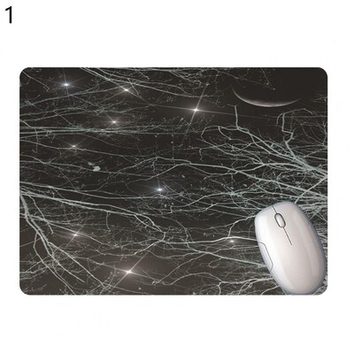 Мека подложка за мишка Подложка за мишка за игри Подложка за китки Гладка повърхност Противоплъзгаща подложка Starry Sky Desktop Mat за игри