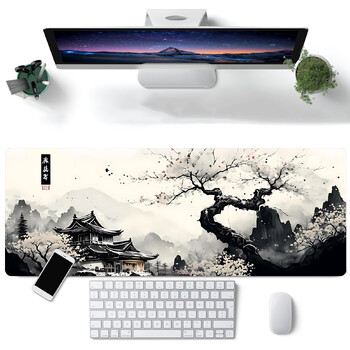 Οριζόντια ζωγραφική με μελάνι Mouse Pad Desk Pad Mouse Mat Παιχνίδι Mouse pad Δώρο Mouse Pad Αντιολισθητική βάση από καουτσούκ Εκτεταμένο πληκτρολόγιο