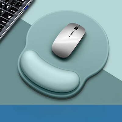 Pelės kilimėlis su riešo atrama Ergonomiškas neslystantis silikono pagrindas žaidimų priedai pelės kilimėlis atminties riešo kilimėlis