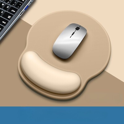 Pelės kilimėlis su riešo atrama Ergonomiškas neslystantis silikono pagrindas žaidimų priedai pelės kilimėlis atminties riešo kilimėlis