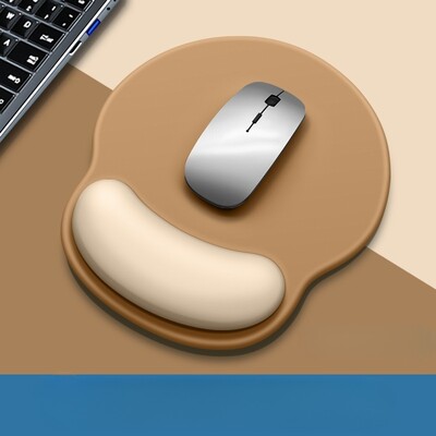 Pelės kilimėlis su riešo atrama Ergonomiškas neslystantis silikono pagrindas žaidimų priedai pelės kilimėlis atminties riešo kilimėlis
