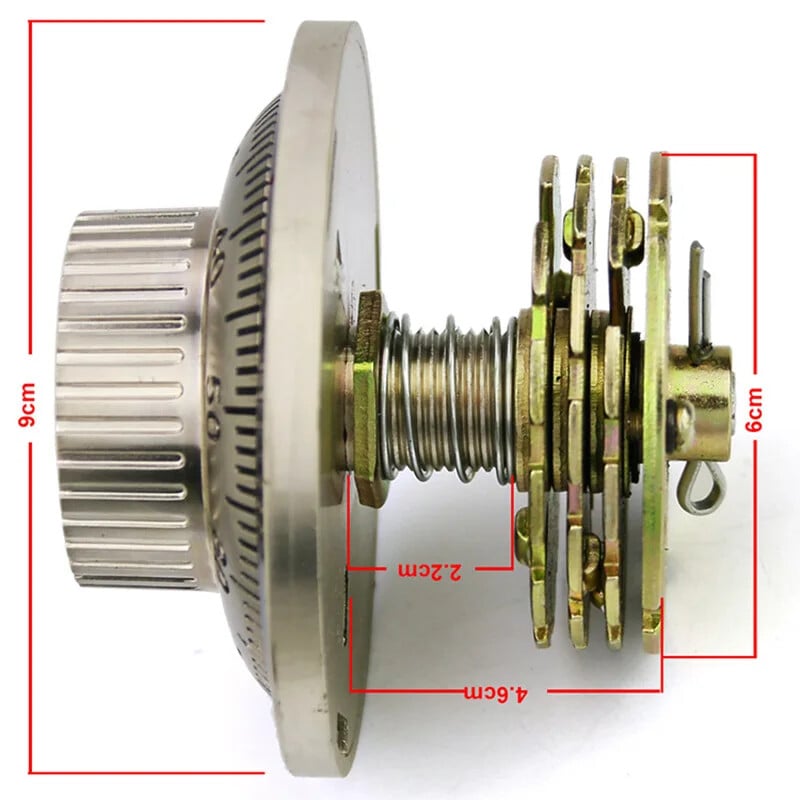 Механична кодова дискова ключалка Заключване с парола за трезор Сейф Аксесоари