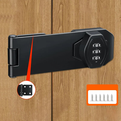 Buitinė spintelė Slaptažodis Hasp Spynos Spintelės Durų Kombinuotas Užraktas Durų Apsauginis Stumdomas Užraktas Užraktas mažoms durims Spintelės Durys