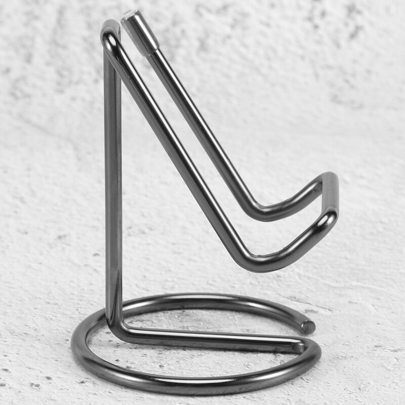 Suport pentru cărți de vizită pentru birou, drăguț suport pentru cărți de vizită pentru birou, metal negru, pentru bărbați și femei 1 pachet