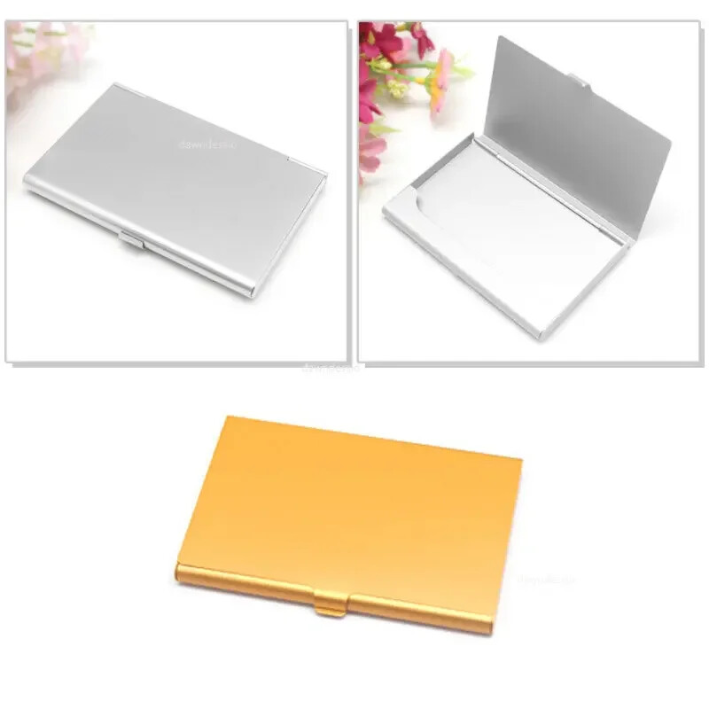 1 tk kaardihoidja, meeste metallist visiitkaardiümbris, alumiiniumsulamist krediitkaardihoidja, õhuke karbi kaanega meeste rahakoti volikirjahoidja