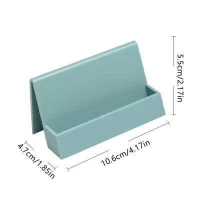 Suport creativ pentru cărți de vizită pentru birou Carcasă din plastic pentru carduri Suport de prezentare pentru birou Suport pentru cleme pentru note Organizator pentru cărți de nume pentru femei și bărbați