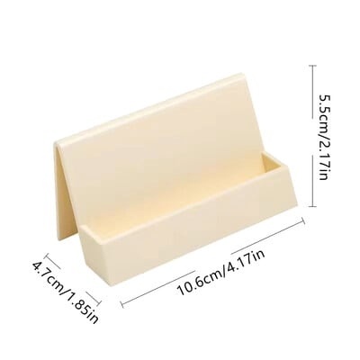 Suport creativ pentru cărți de vizită pentru birou Carcasă din plastic pentru carduri Suport de prezentare pentru birou Suport pentru cleme pentru note Organizator pentru cărți de nume pentru femei și bărbați