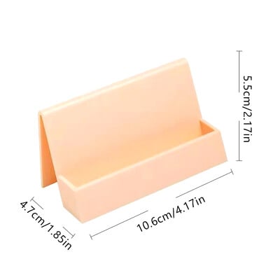 Suport creativ pentru cărți de vizită pentru birou Carcasă din plastic pentru carduri Suport de prezentare pentru birou Suport pentru cleme pentru note Organizator pentru cărți de nume pentru femei și bărbați