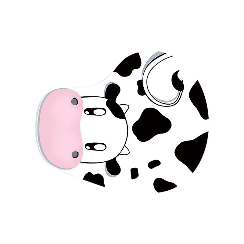 1PC Mouse Pad Cute Cow Ergonomic Mouse Pad cu suport pentru încheietura mâinii Pad pentru mouse cu bază de cauciuc anti-alunecare cu suport pentru încheietura mâinii pentru computer