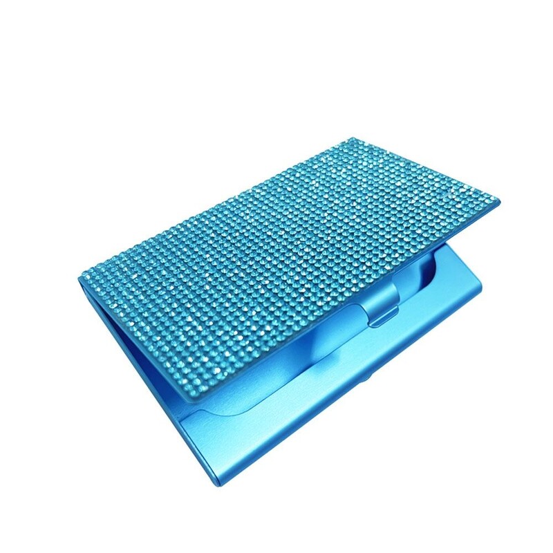 Teemant roostevabast terasest krediitkaardihoidja Hõbedase õhukese disainiga visiitkaardiümbris Krediitkaardiümbris