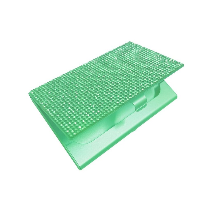 Teemant roostevabast terasest krediitkaardihoidja Hõbedase õhukese disainiga visiitkaardiümbris Krediitkaardiümbris