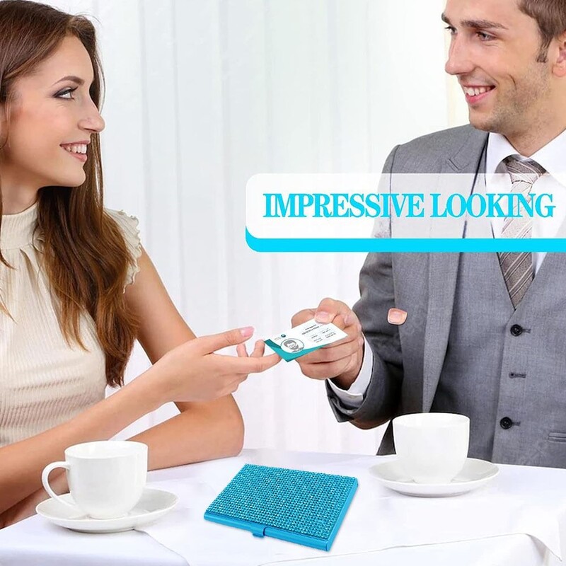 Teemant roostevabast terasest krediitkaardihoidja Hõbedase õhukese disainiga visiitkaardiümbris Krediitkaardiümbris