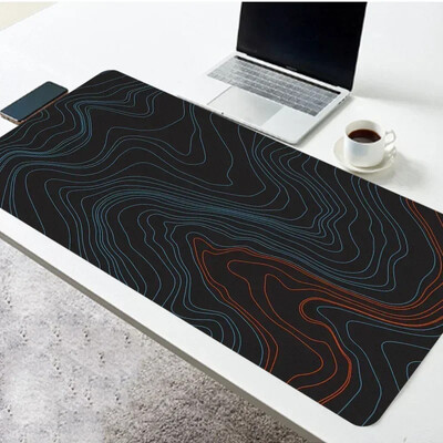 Strata Liquid 600x300mm Подложка за мишка Компютър Лаптоп Аниме Клавиатура Подложка за мишка Голяма подложка за мишка Клавиатури Gamers Decoracion Подложка за бюро