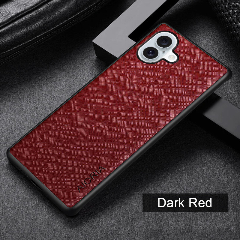 Подходящ за Apple iPhone 16 Plus iPhone 16 Pro Max прост калъф за мобилен телефон с кръстосани шарки