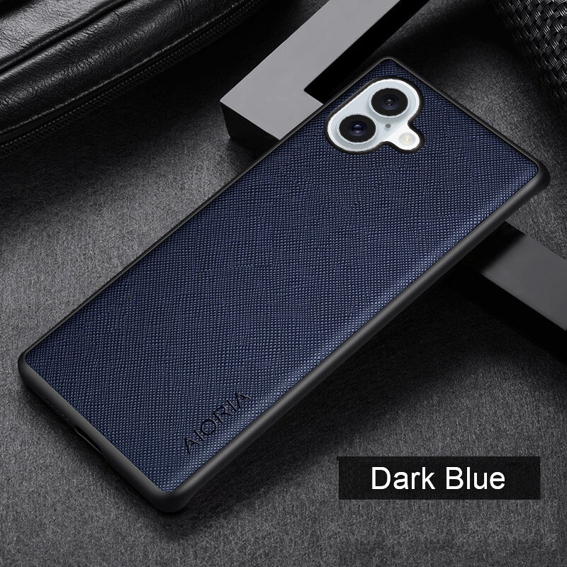 Подходящ за Apple iPhone 16 Plus iPhone 16 Pro Max прост калъф за мобилен телефон с кръстосани шарки