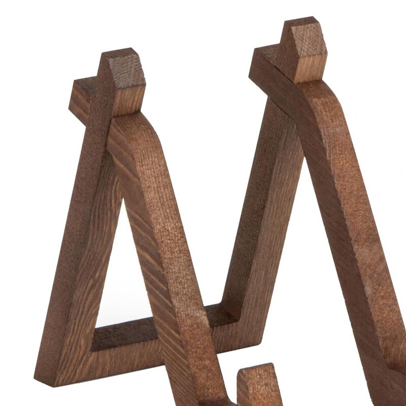 Vintage puidust väljapanekuraami taldrikuhoidja ekraanialus lauaarvuti pildiraamiga alus Kodukontor tee jaoks