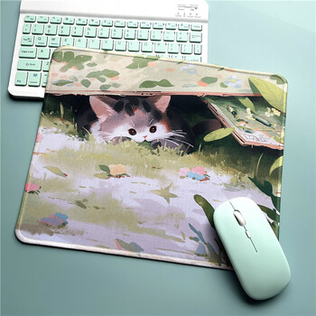 Mouse Pad Kawaii Αξεσουάρ γραφείου για οργάνωση γραφείου Cute Cat Mause Pad Gaming Mouse Pad Overlock Mousepad Soft Moise Pad